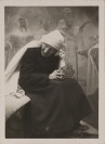 Model pro obraz (Slov. epopej) [Alfons Maria Mucha (1860-1939)]