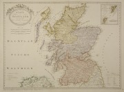 MAP OF SCOTLAND [Franz Johann Joseph von Reilly (1766-1820) Anton Benedicti]