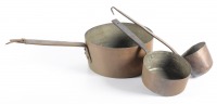 Copper pots and ladle []