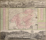 Landkarte von Karlsbad-Elbogen Gebiet [Matthäus Seutter (1678-1757)]