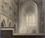 Blick aus dem Musikchor in neuem Teil des St.-Veits-Doms zum Presbyterium [Josef Sudek (1896-1976)]