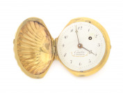 Pocket watch in shape of a seashell