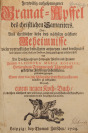 Freywillig aufgesprungener Granat-Apffel des christlichen Samariters, Kniha receptů [Eleonora Maria Rosalia Liechtenstein (1647-1704)]