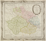 Map of Bohemia, Moravia and Silesia [Louis Brion de la Tour (1756-1823)]