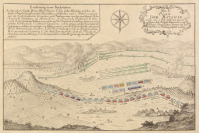 Plan of Battle of Lovosice, Plan of Battle of Kouřim [Georg Christian Kilian (1709-1781)]