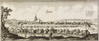 Soubor čtyř vedut německých měst [Matthäus Merian (1593-1650)]