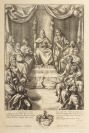 Illustration aus Vergils Epos (König Latinus) [Wenceslaus Hollar (1607-1677) Francis Cleyn (1589-1658)]