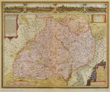 Karte Mährens von Jan Amos Komenský [Milan V. Drápela (1938-2018)]