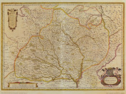 Karte Mährens von Jan Amos Komenský [Milan V. Drápela (1938-2018)]