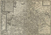 Mapa Moravy [Matthias Quad (1557-1613) Johann Bussemacher (1580-1613)]