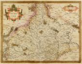 Karte von Mähren und Karte von Böhmen [Gerhard Mercator (1512-1594)]