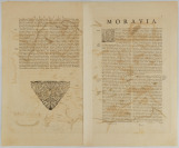 Karte Mährens von J. A. Komenský [Jan Amos Komenský (1592-1670), Johannes Janssonius (1588-1664)]