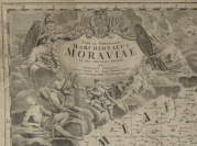 Müller`s Map of Moravia [Johann Christoph Müller (1673-1721)]