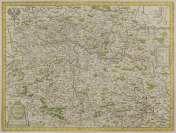 Map of Bohemia [Pavel Aretin z Ehrenfeldu (1570-1640) Willem Janszoon Blaeu (1571-1638)]