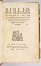 Bibliorum Graecorum Latinorumque - Pars Tertia