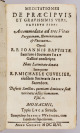 Two Theological Writings in One Binding [Jean-Baptiste Saint-Jure (1588-1657), Philippe Servius (1576-1657)]