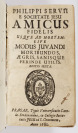 Two Theological Writings in One Binding [Jean-Baptiste Saint-Jure (1588-1657) Philippe Servius (1576-1657)]