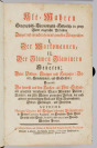 Alt-Mahren Geographisch-Chronologisch-Historische Beschreibung (2 Teile) [Marian Karel Ulmann (1694-1765)]