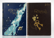 Two books in Artistic Bindings [Various authors Viktor Oliva (1861-1928)]