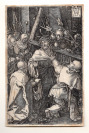 Christus, der das Kreuz trägt, Blatt Nr. 10 aus dem Zyklus "Gestochene Passion" [Albrecht Dürer (1471-1528)]