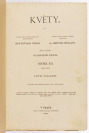 Magazine Květy - bound volume XVI. (book XXXII.) in 2 volumes []