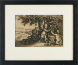 Alegorie Země ze série Čtyř živlů [Václav Hollar (1607-1677) Pieter van Avont (1600-1652)]