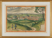 Pohled na město Polná [Jacob Hoefnagel (1573-1630)]