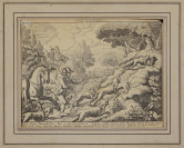 Fox Hunting [Wenceslaus Hollar (1607-1677)]