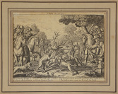 Stagg Hunting [Václav Hollar (1607-1677)]