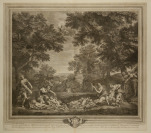 Cupid disarmed by nymphs /Les Amours désarmés par les nymphes/ [Stefrano (Etienne) Baudet (1638-1711) Francesco Albani (1578-1660)]
