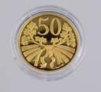 Replika mince 50 haléřů r. 1921 [Otakar Španiel (1881-1955)]