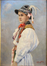 Portrét chlapce v kroji [Ludvík Ehrenhaft (1872-1955)]