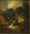 Erfolgreiche Jagd [Meno Mühlig (1823-1873)]