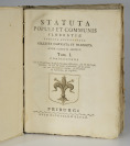 Statuta populi et communis Florentiae... []