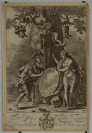 Illustration for Virgil`s Epic (Venus Brings Weapons to Aeneas) [Václav Hollar (1607-1677) Francis Cleyn (1589-1658)]