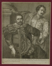 Portrait of Brothers Lucas and Cornelius de Wael [Václav Hollar (1607-1677) Anthonis van Dyck (1599-1641)]