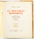 Le doctorat impromptu [André-Robert Andréa de Nerciat (1739-1800), Jean Lepauvre]