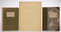 Max Švabinský: Čtyři litografie z léta 1933 a Popisný seznam grafického díla [Max Švabinský (1873-1962)]