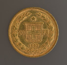 Zlatá mince 20 franků Libertas