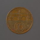 Complete collection of 10 Haler Coins (17 pieces) - with year 1929 [Otakar Španiel (1881-1955)]