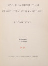 Typografia, Expertenblatt der tschechoslowakischen Buchdrucker []