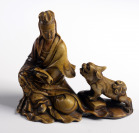 Guanyin with a Lion []
