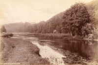 Two photographs with the views of the river [Francis Frith (1822-1898)]