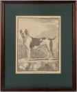 Zwei Hunde [Pierre Charles Baquoy (1759-1829) Georges-Louis Leclerc de Buffon (1707-1788)]
