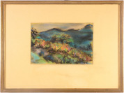Evening Landscape [Bohuslav Reynek (1892-1971)]