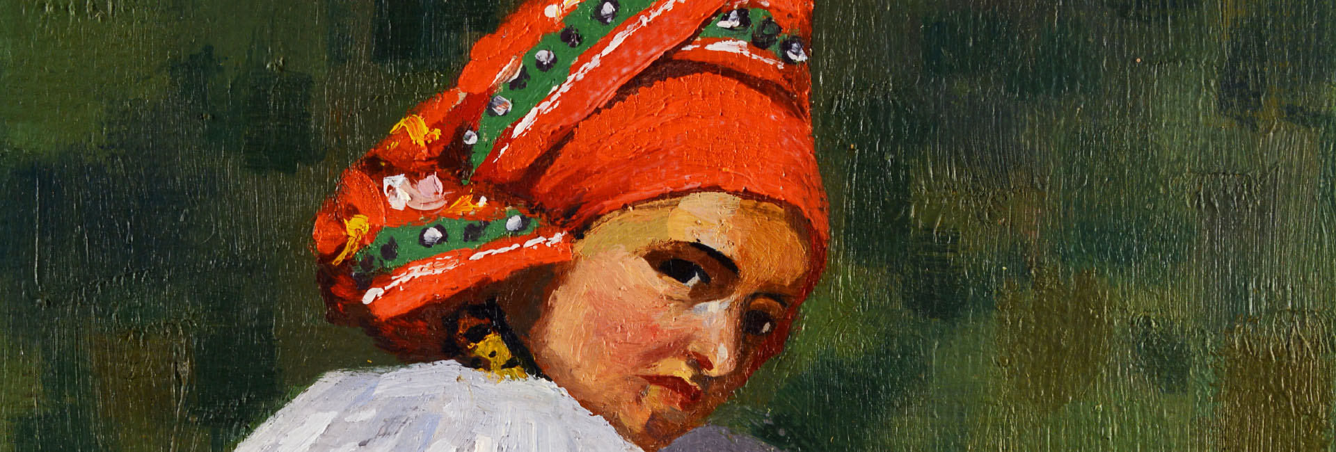 WOMAN IN A FOLK COSTUME [Joža Uprka (1861-1940)]