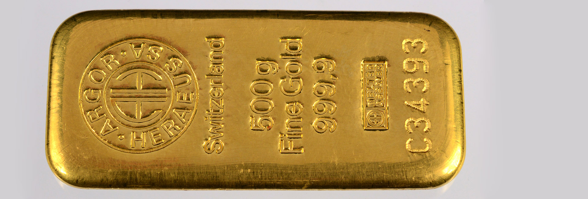 THE BUYER PREMIUM IN THIS AUCTION JUST 5%| [Argor Heraeus 500 Gram Gold Bullion Bar 999.9 Fine]